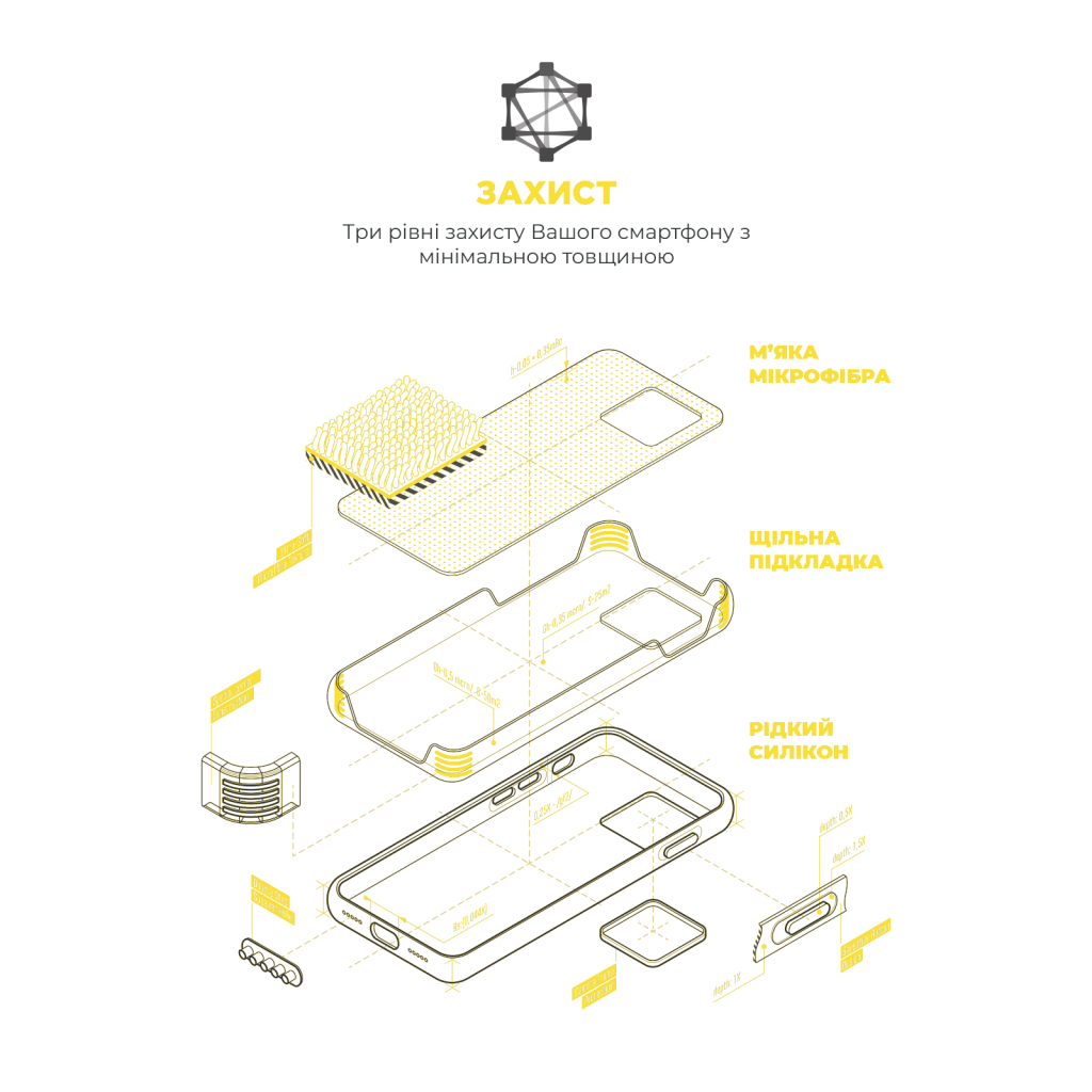 Чохол до мобільного телефона Armorstandart ICON2 Case Apple iPhone 15 Sunshine (ARM77000) - зображення 6