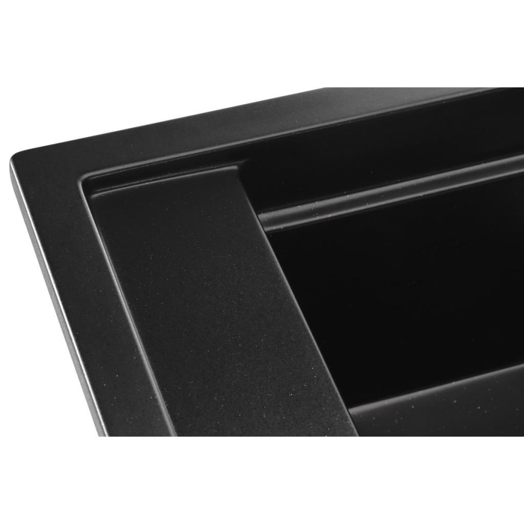 Мийка кухонна GRANADO Estella black shine (gr3301) - зображення 3