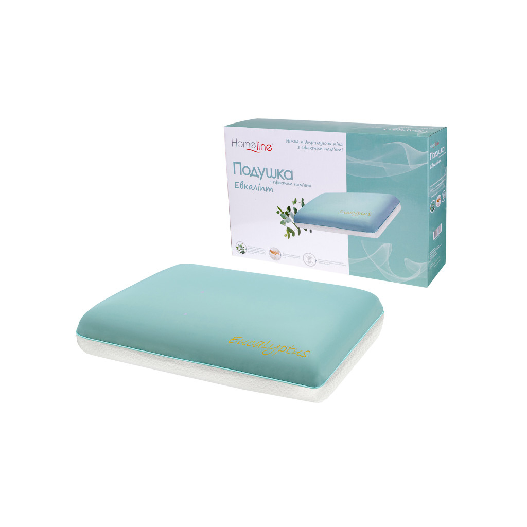 Подушка Home Line ортопедична з ароматом евкаліпту 60 х 40 х 13 см (185715) - зображення 3