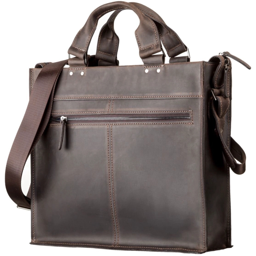 Сумка Shvigel Шкіряна Коричнева (11109) - зображення 2