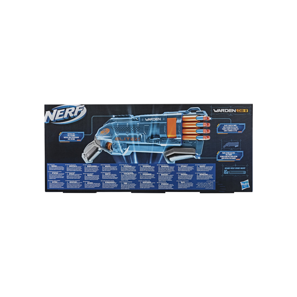 Іграшкова зброя Hasbro Nerf Elite 2.0 Warden DB-8 (E9959) - зображення 2