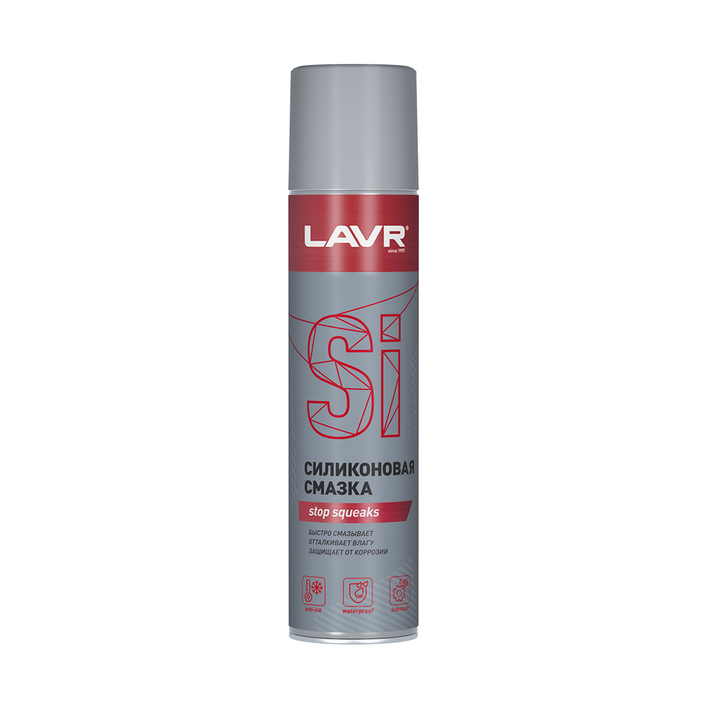 Мастило автомобільне LAVR Silicone spray 400мл (Ln1543) - зображення 1