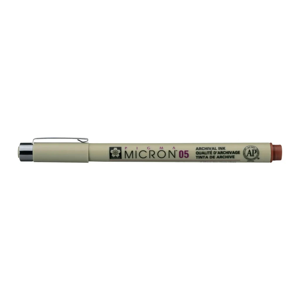 Лайнер Sakura Pigma Micron (0.5) 0,45 мм Коричневий (084511357839) - зображення 1