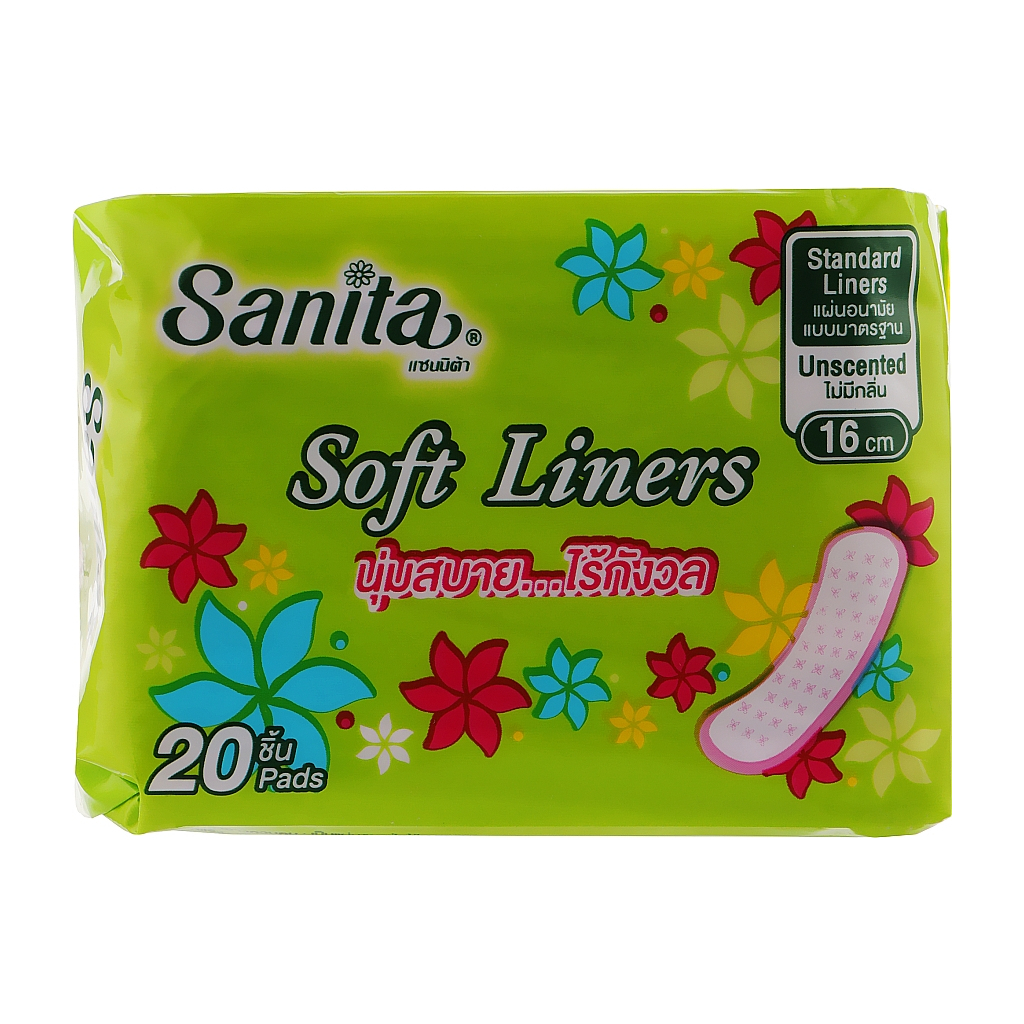 Щоденні прокладки Sanita Panty Soft Liners 16 см 20 шт. (8850461601771) - зображення 1