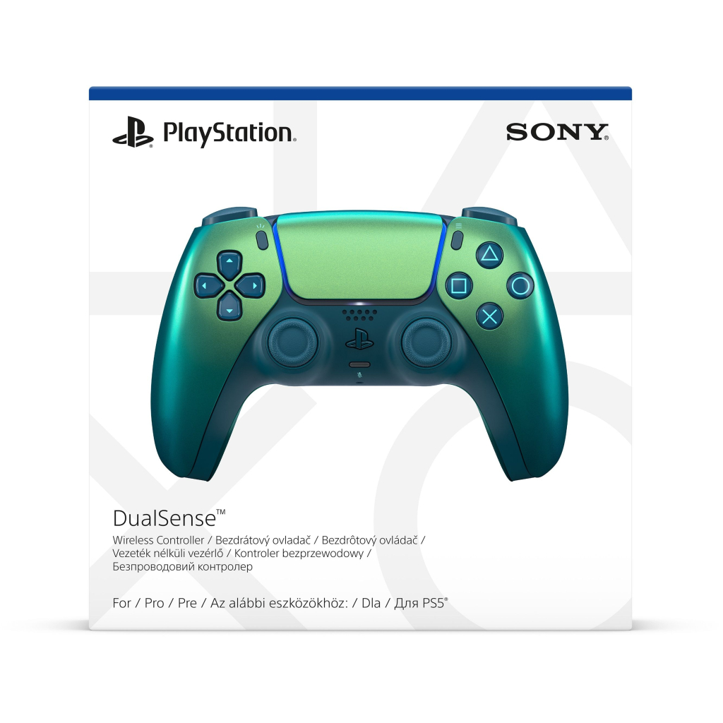 Геймпад Sony Playstation DualSense Bluetooth PS5 Chrome Teal (1000044461) - зображення 4