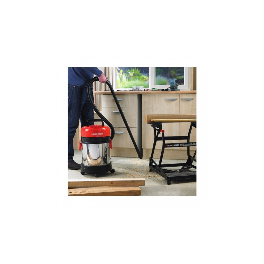 Пилосос будівельний Black&Decker 1400Вт, 20л. (WBV1405P) - зображення 4