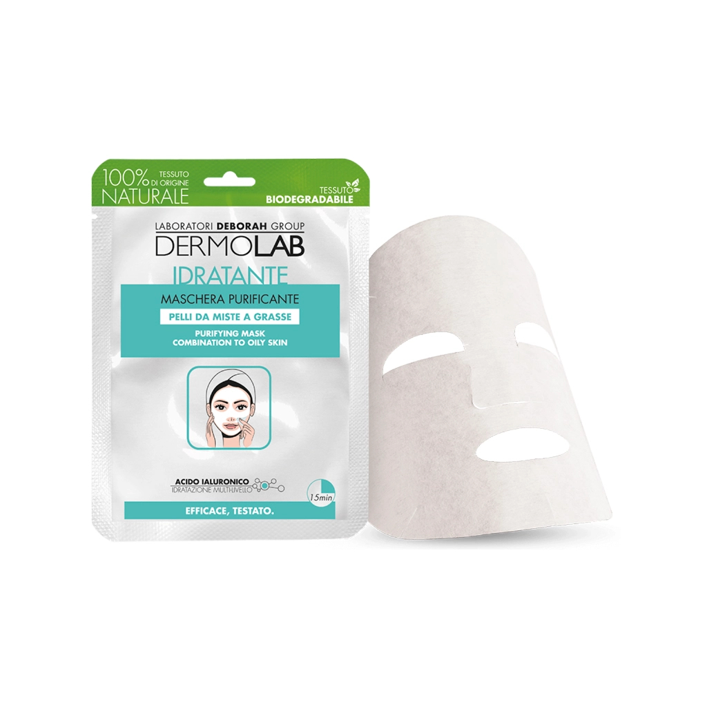 Маска для обличчя Dermolab Purifying Mask Тканинна очищуюча (8009518295252) - зображення 3