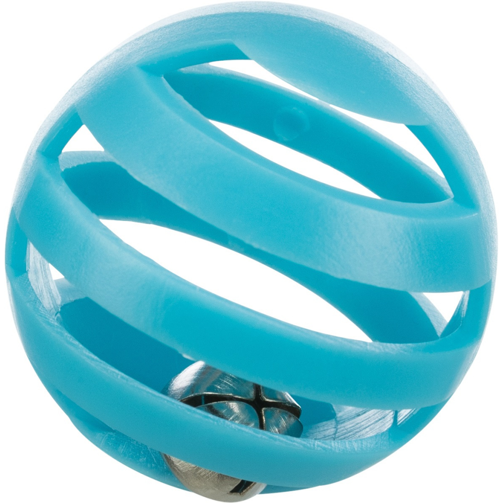 Іграшка для котів Trixie М'ячики пластикові з дзвіночками 4 см (набір 4 шт.) (4011905045214) - изображение 3