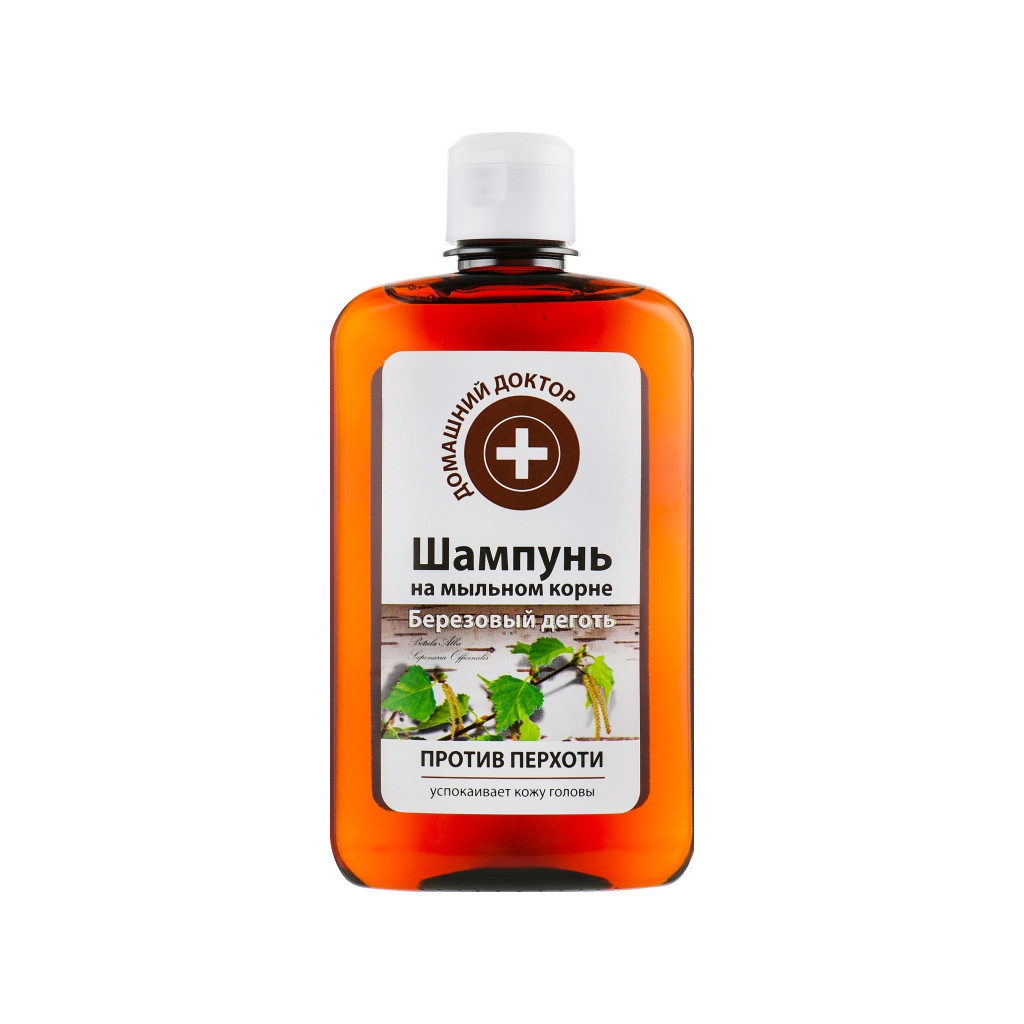 Шампунь Домашній Доктор Березовий дьоготь проти лупи 300 мл (4823015935510) - зображення 1