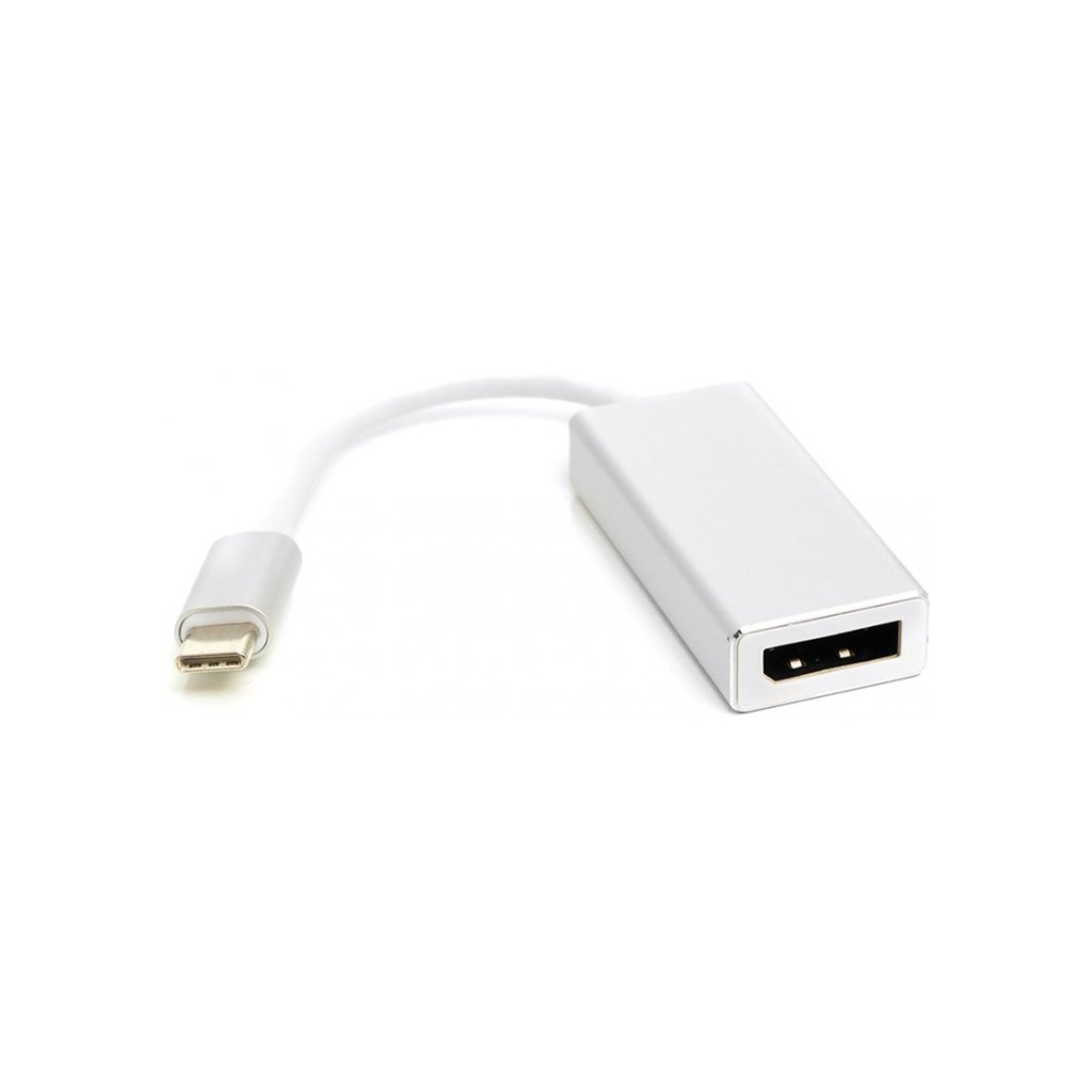 Перехідник PowerPlant USB Type-C 3.1 Thunderbolt 3 (M) - DisplayPort (F), 4K, 0.15 (CA911851) - зображення 1