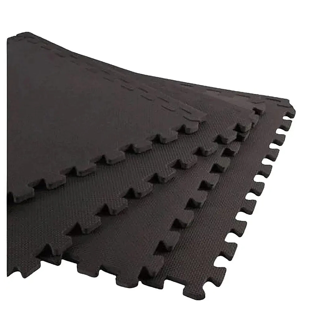 Килимок для фітнесу Toorx Interlocking 4 елементи 61х61х1,2 см Antracite (MAT-60) (931144) - зображення 3