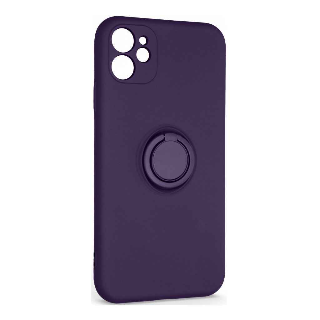 Чохол до мобільного телефона Armorstandart Icon Ring Apple iPhone 11 Dark Purple (ARM68646) - зображення 1