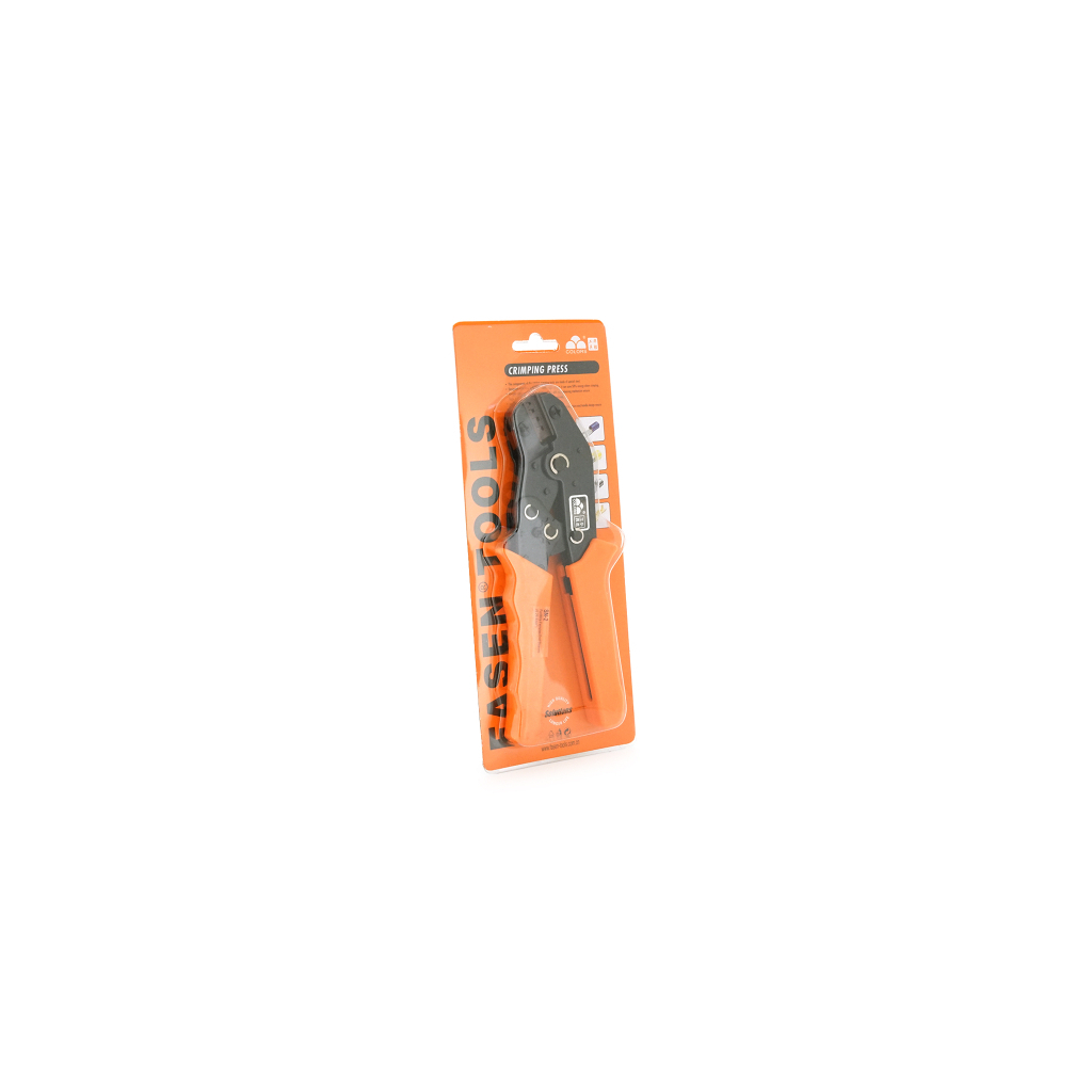 Затиск для клем Voltronic SN-2 для обтискання клем, 0.25-1.5mm2, Black-orange (SN-2-OR) - зображення 1