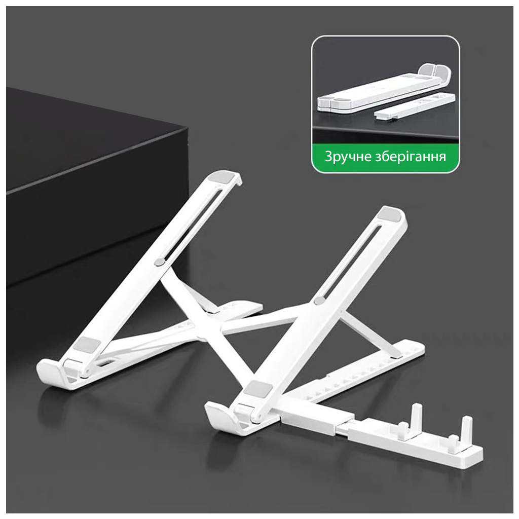 Підставка до ноутбука XoKo NST-003 White (XK-NST-003-WH) - зображення 4