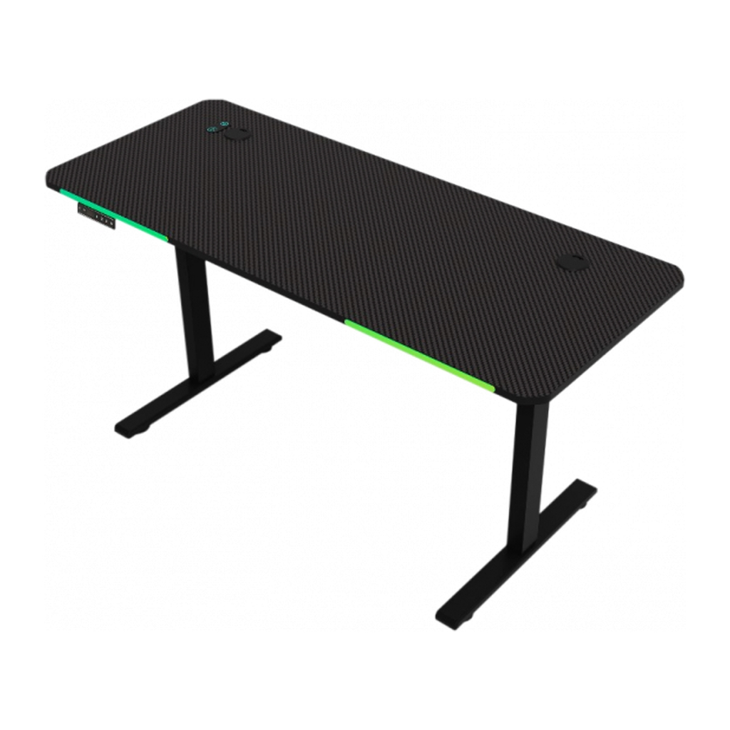 Комп'ютерний стіл GT Racer T-S 1438 Black (T-S 1438 (140x60x73-118) Black) - изображение 4