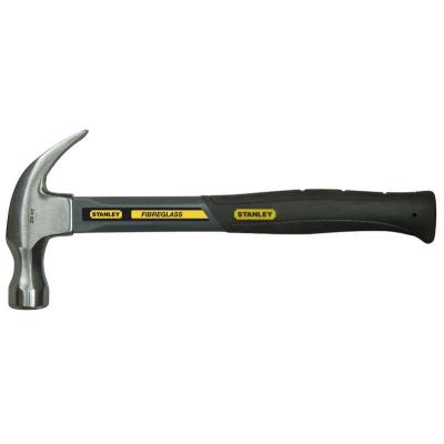 Молоток Stanley Grey Fiberglass Curve Claw G=450гр (1-51-529) - зображення 1