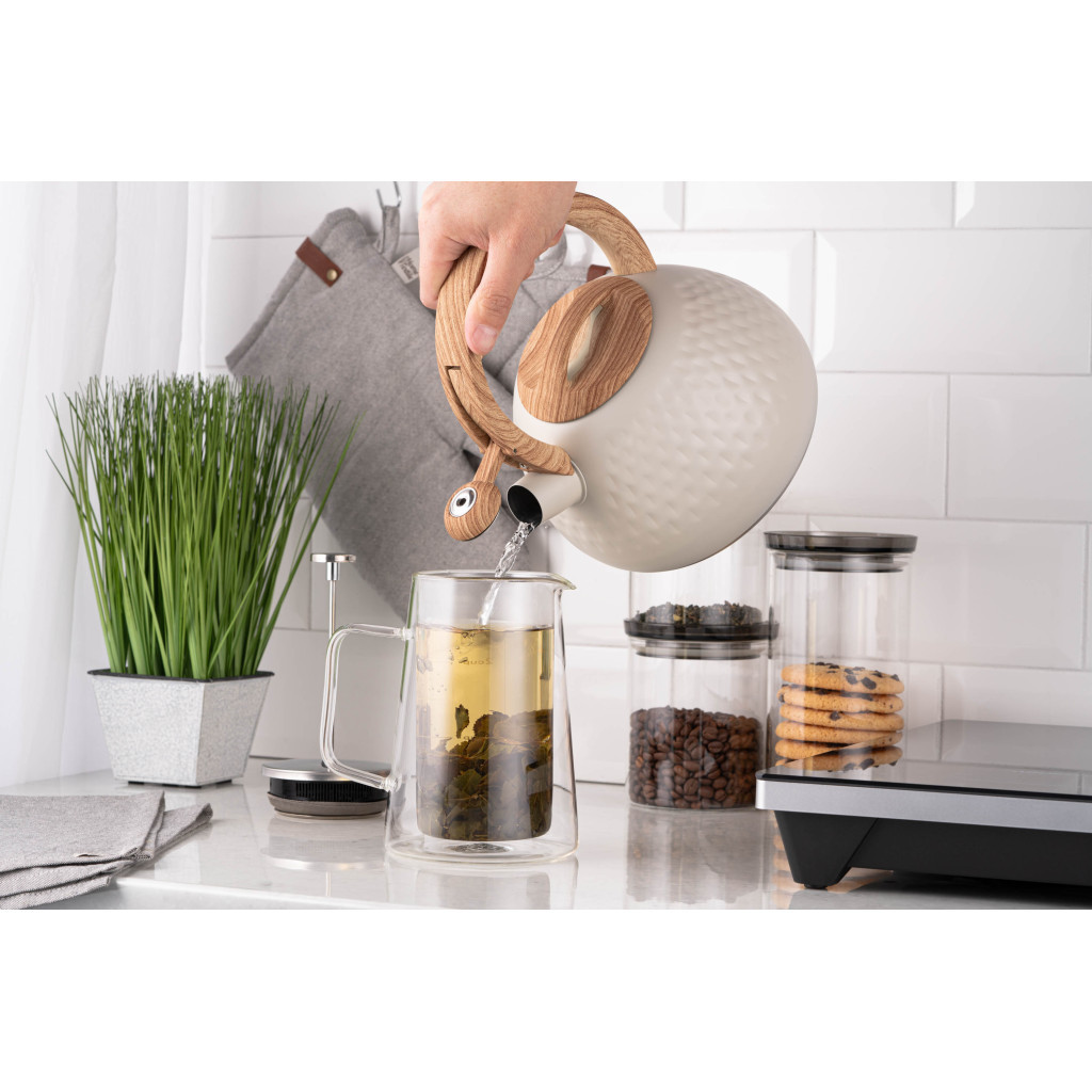 Чайник Ardesto Gemini 2.5 л Бежевий (AR1956KS) - зображення 3