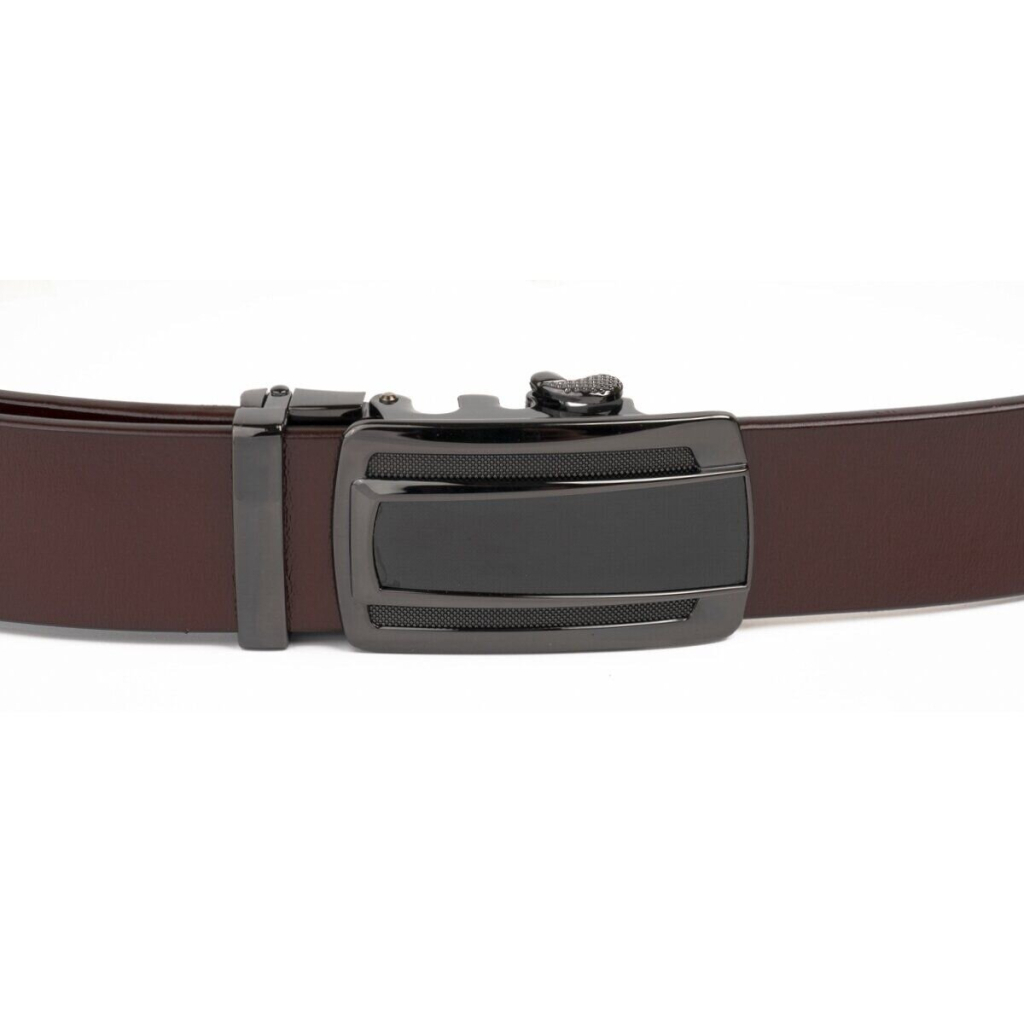 Ремінь Vintage Чоловічий з темною пряжкою автомат Чорний (20295) - зображення 5