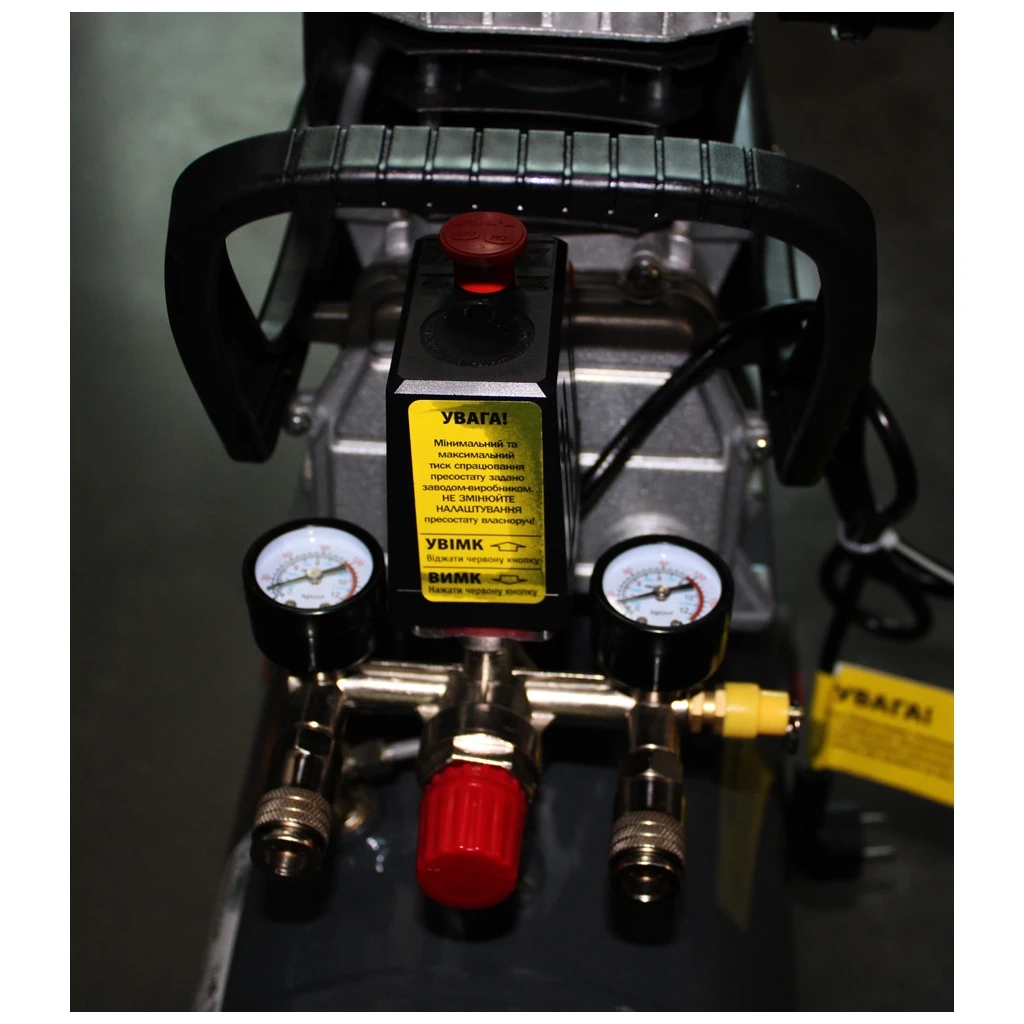 Компресор GTM 24л, 220л/хв, 1,8кВт, 8бар, 220В (KABM2024) - зображення 3