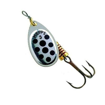 Блешня Mepps Aglia Decorees silver/black dots 6.5гр №3 (30124 003) - зображення 1