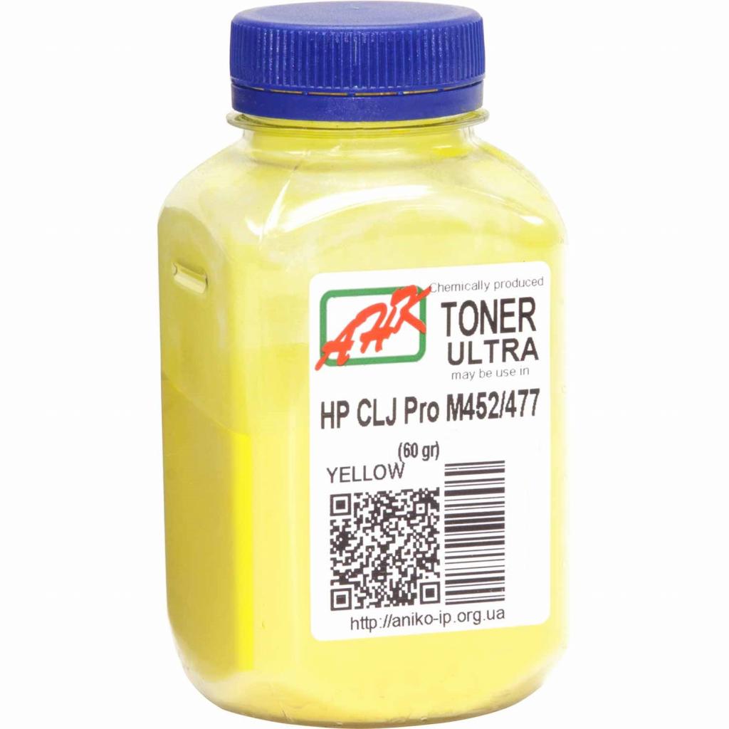 Тонер HP CLJ Pro M452/477, 60г Yellow AHK (3202783) - зображення 1