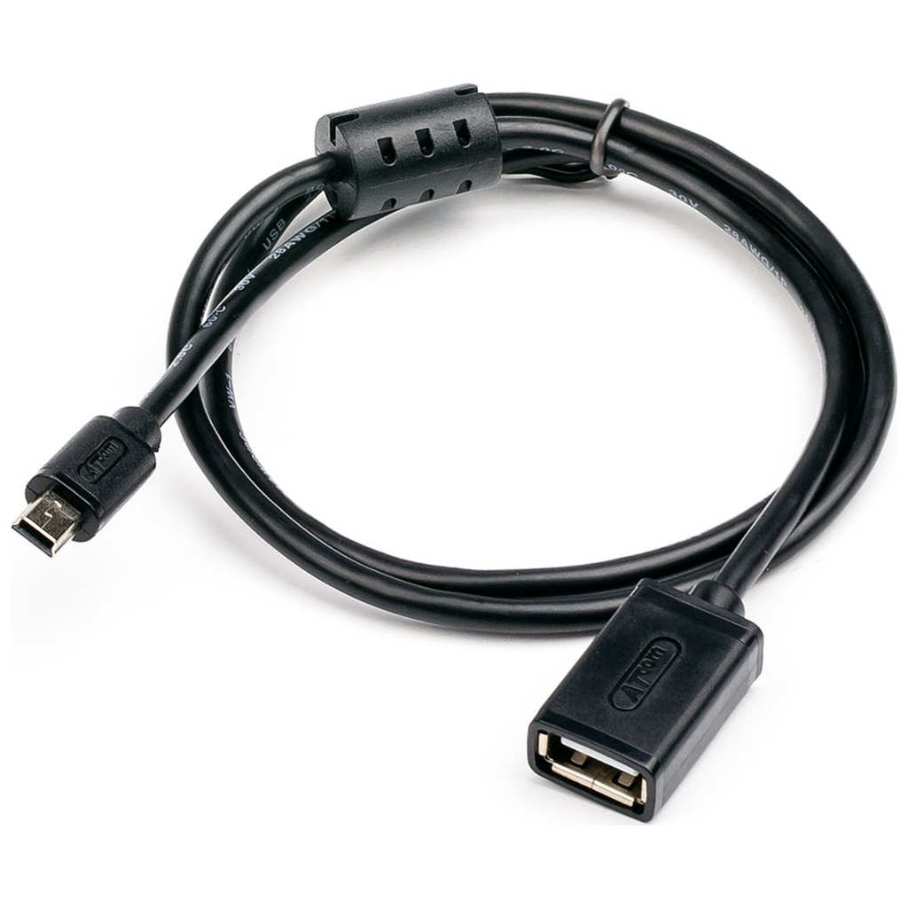 Перехідник OTG USB 2.0 AF to Mini 5P 0.1m Atcom (12822) - зображення 1