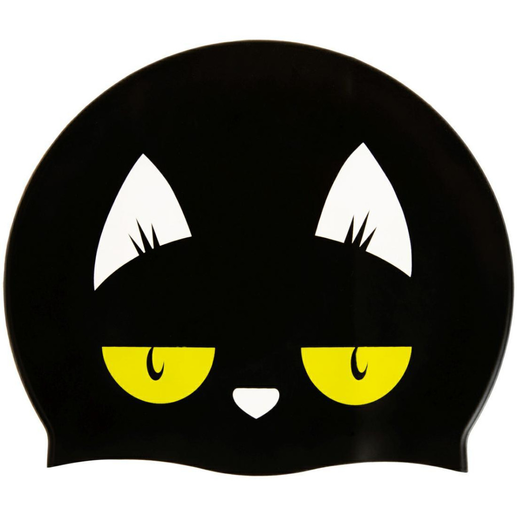 Шапка для плавання Aqua Speed Kiddie 142-07 60649 чорний, принт Діт OSFM (5905718606498) - зображення 3