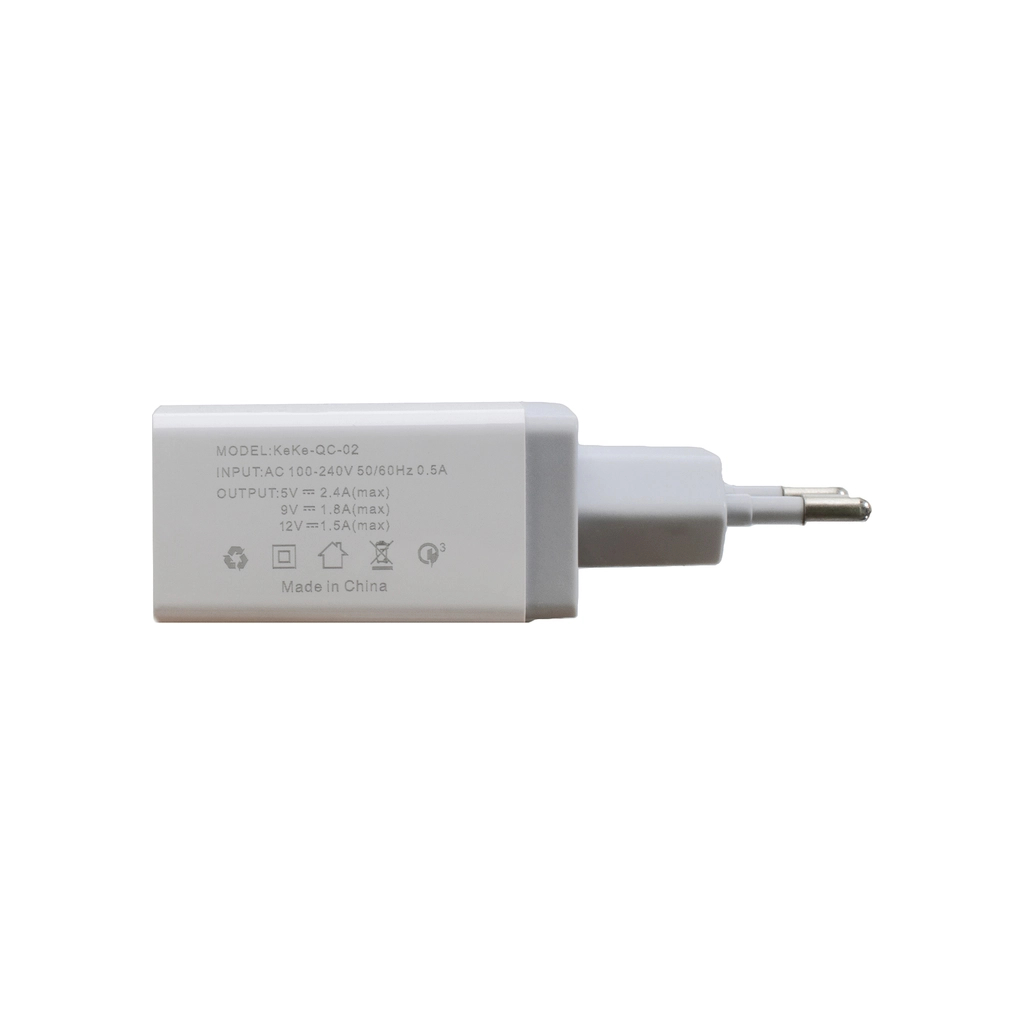 Зарядний пристрій Patron USB QC3.0 2.4A white (PN-QC3-220V-W) - зображення 3