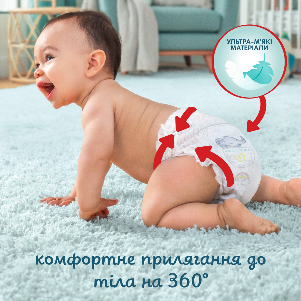 Підгузки Pampers Premium Care Pants Junior Трусики Розмір 5 (12-17 кг) 102 шт. (8006540490976) - зображення 3