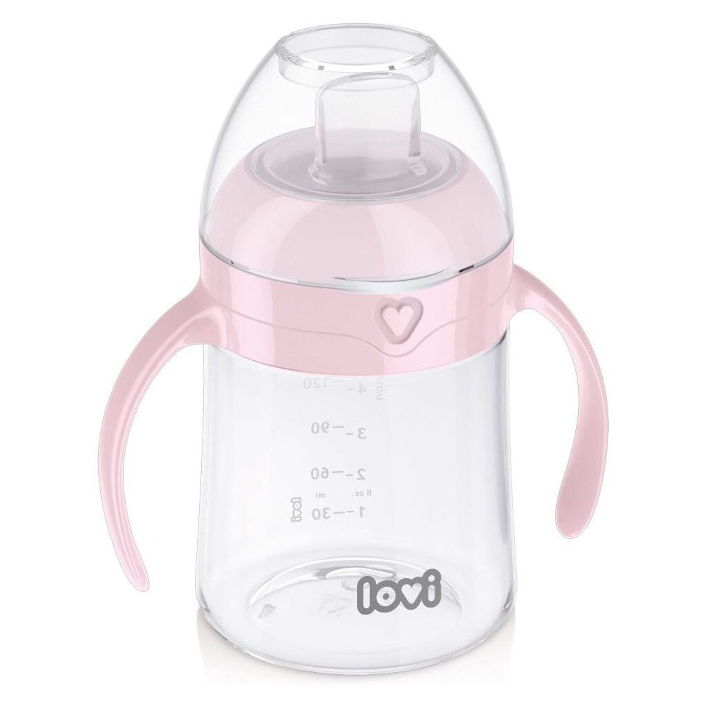 Поїльник-непроливайка Lovi 150 мл - рожева (35/353) - зображення 1