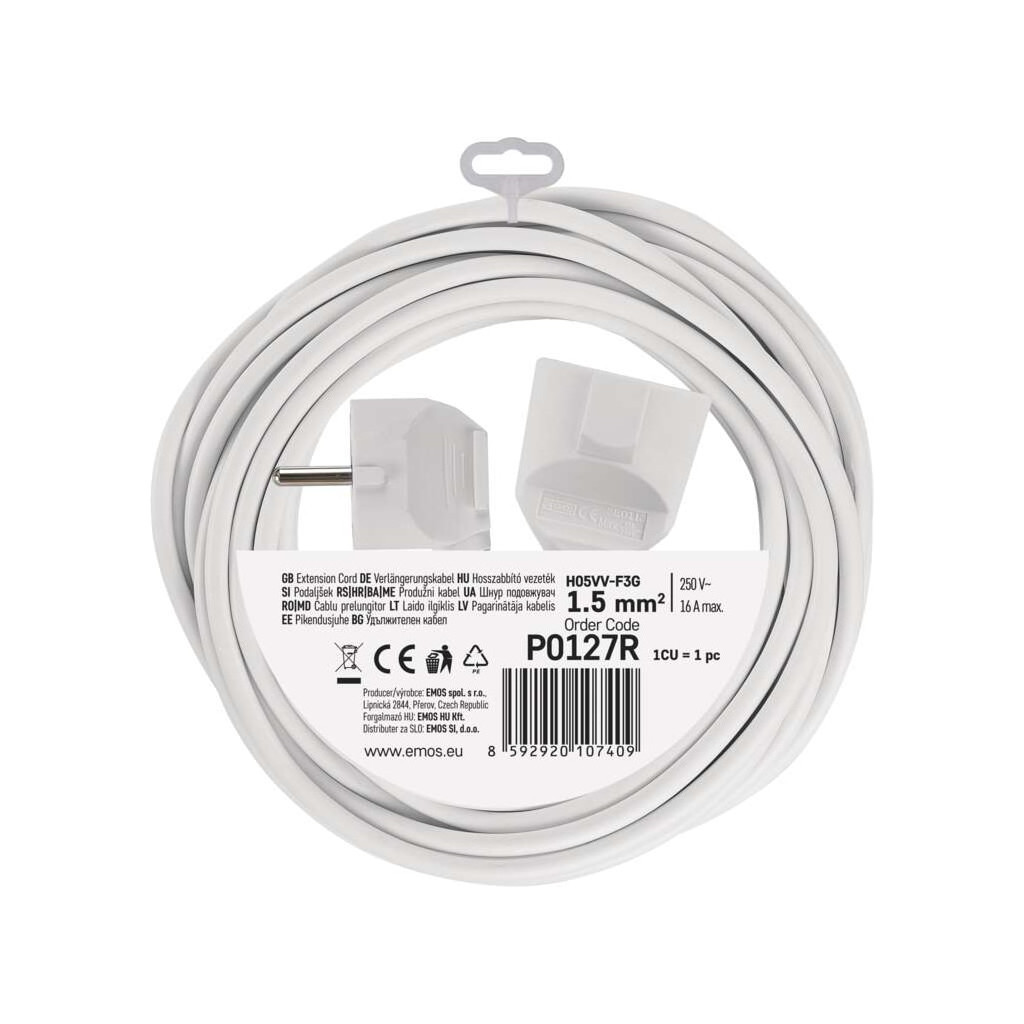Мережевий подовжувач EMOS P0127R - зображення 4
