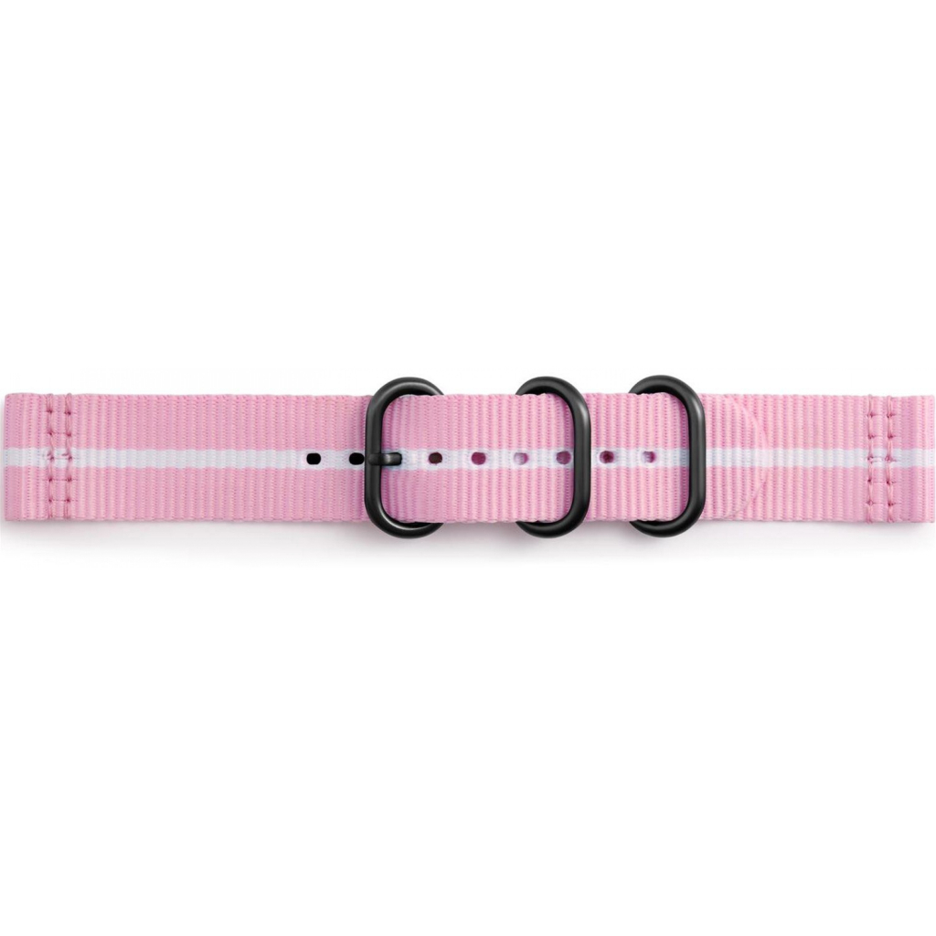 Ремінець до смарт-годинника Samsung Gear Premium Nato Pink-White (GP-R600BREECAE) - зображення 3