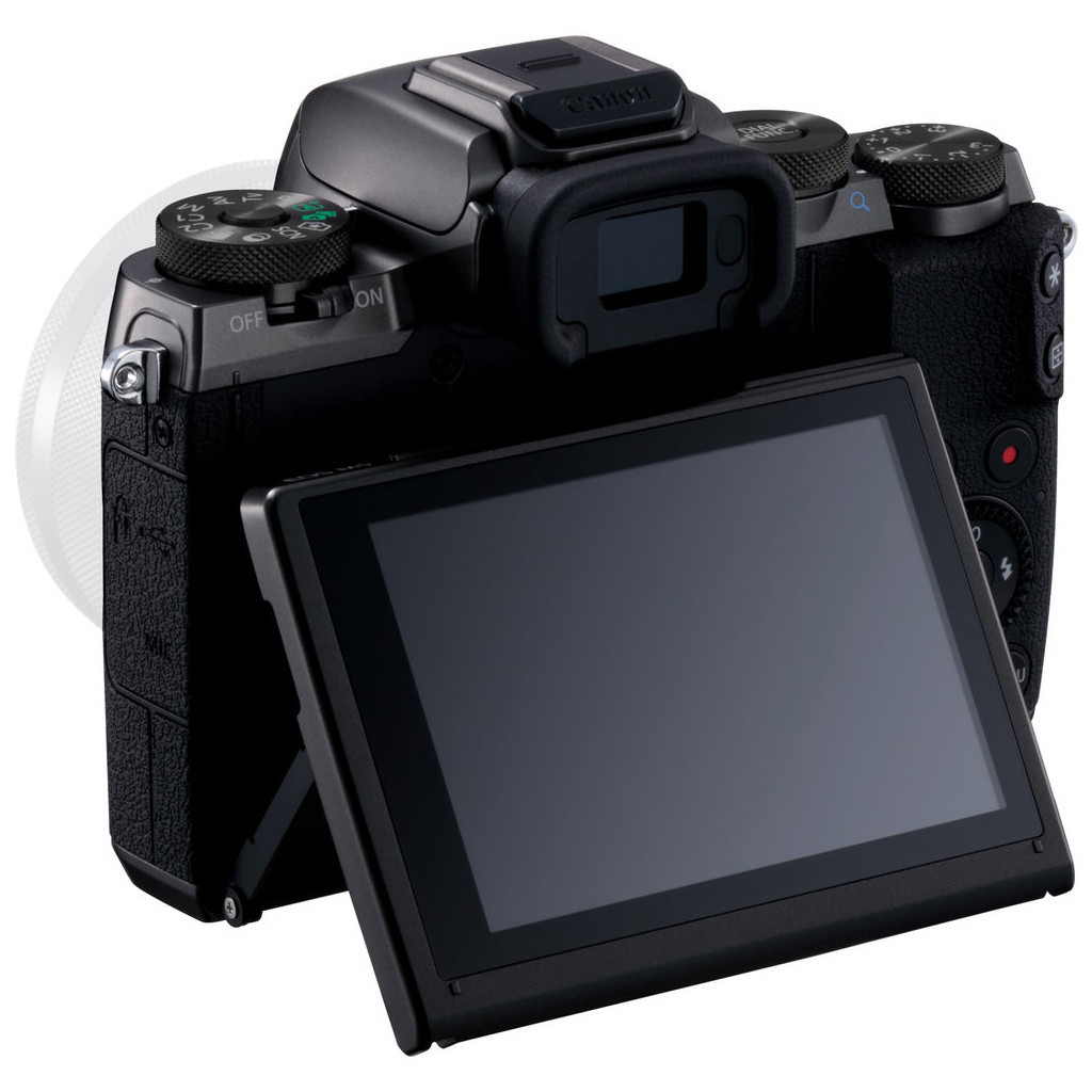 Цифровий фотоапарат Canon EOS M5 Body Black (1279C043) - зображення 3