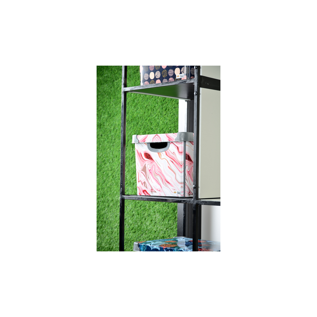 Контейнер для зберігання Violet House 0648 Decor Red Murble 20 л (0648 DECOR RED MURBLE з/кр. 20 л) - зображення 3