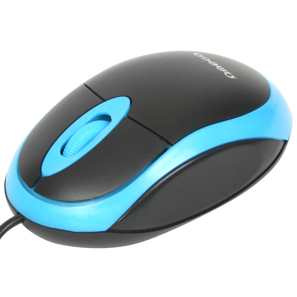 Мишка Omega OM-06V USB Black-Blue (OM06VB) - зображення 1