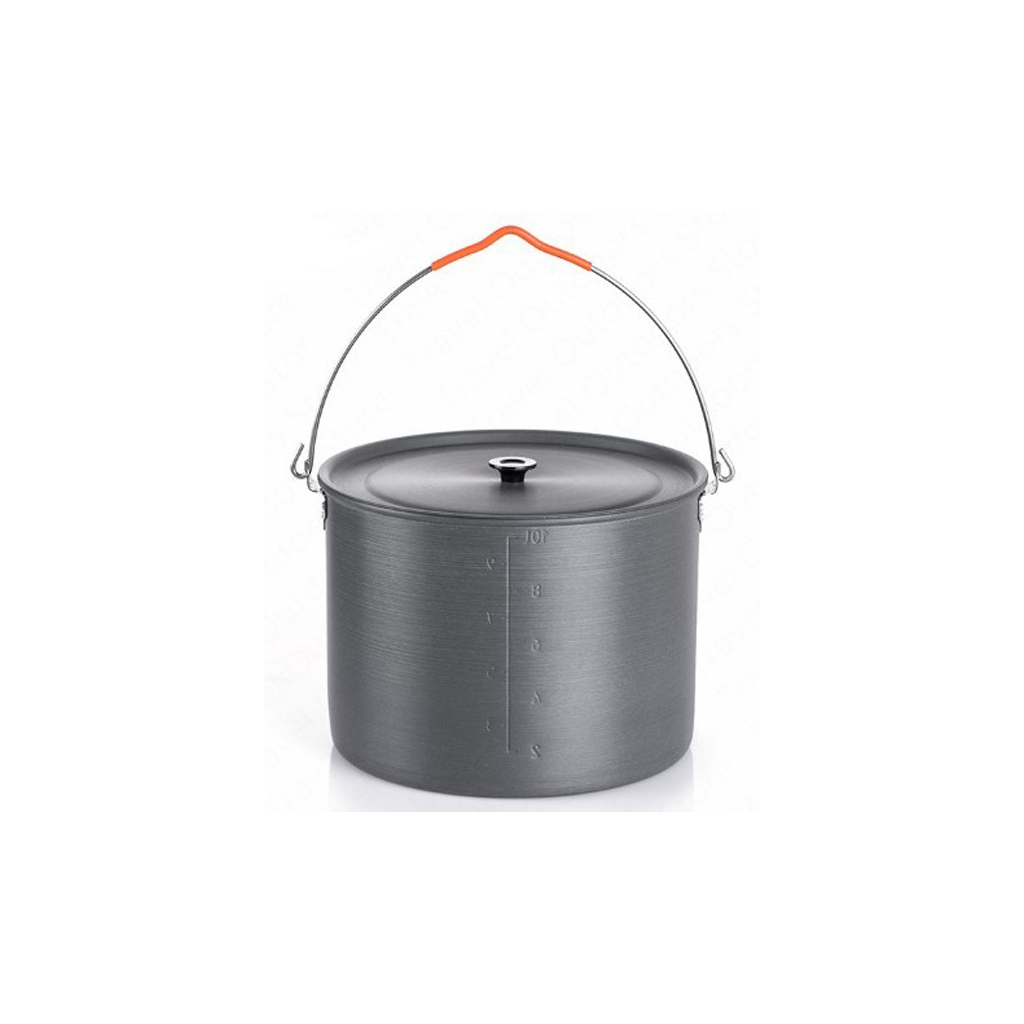 Котел туристичний Naturehike Camping NH19CJ003 10 л Grey (6927595738276) - зображення 1