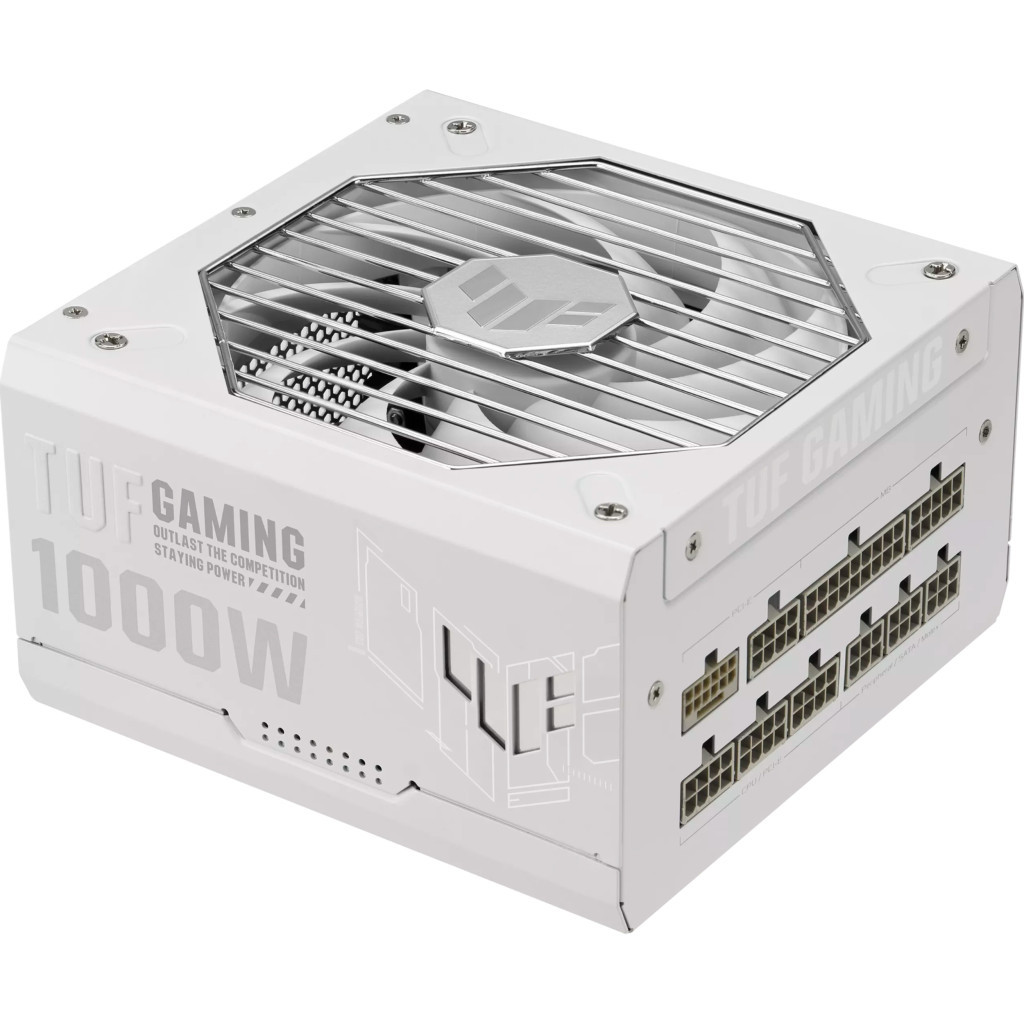 Блок живлення ASUS 1000W TUF-GAMING-1000G-WHITE PCIE5 (90YE00S5-B0NA00) - зображення 1
