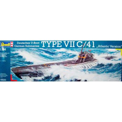 Збірна модель Revell Підводний човен U-Boot Typ VIIC/41 1:144 (5100) - зображення 1