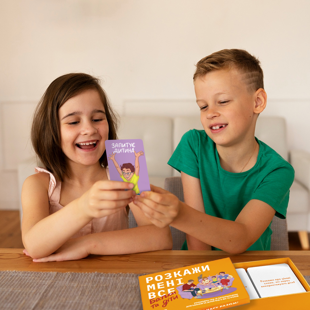 Розмовна гра Orner Розкажи мені все. Батьки та діти (orner-2104) - изображение 8