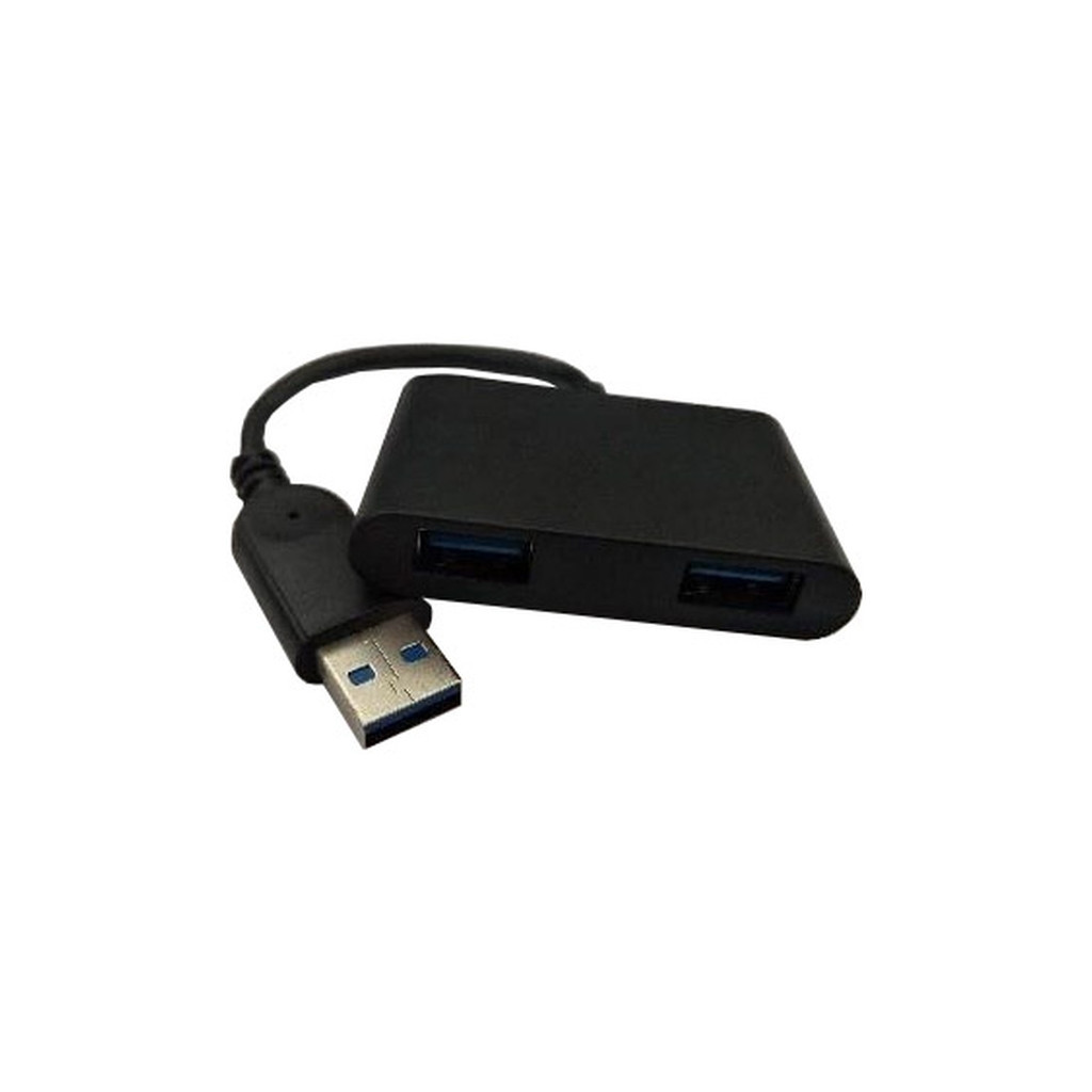 Концентратор Digitus USB-A to 2хUSB-А USB 3.1 Gen 1 (DA-70259) - зображення 1