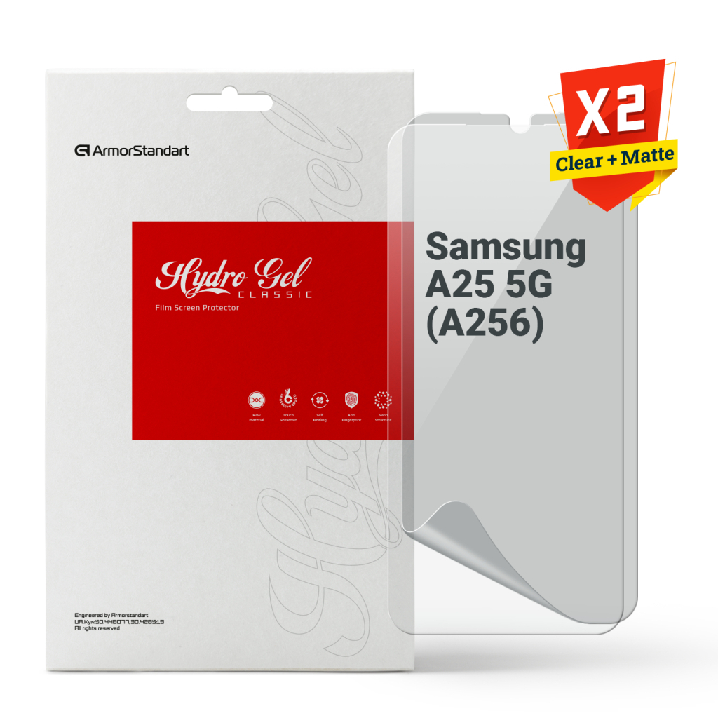 Плівка захисна Armorstandart Kit Clear + Matte Samsung A25 5G (A256) (ARM80703) - зображення 1