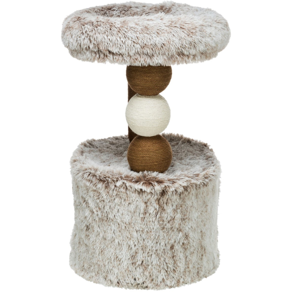 Дряпка (кігтеточка) для котів Trixie Harvey 54х40х73 см біло-коричнева (4047974445372) - зображення 2