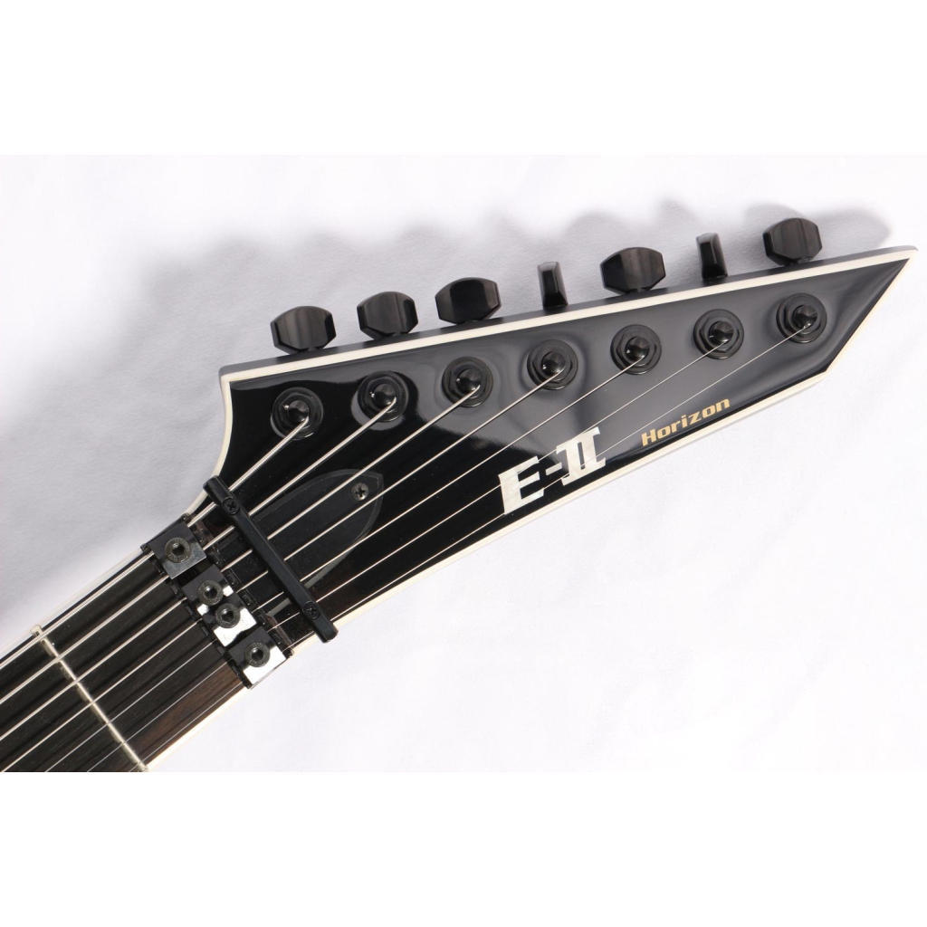 Електрогітара ESP E-II Horizon FR-7 Black - зображення 4