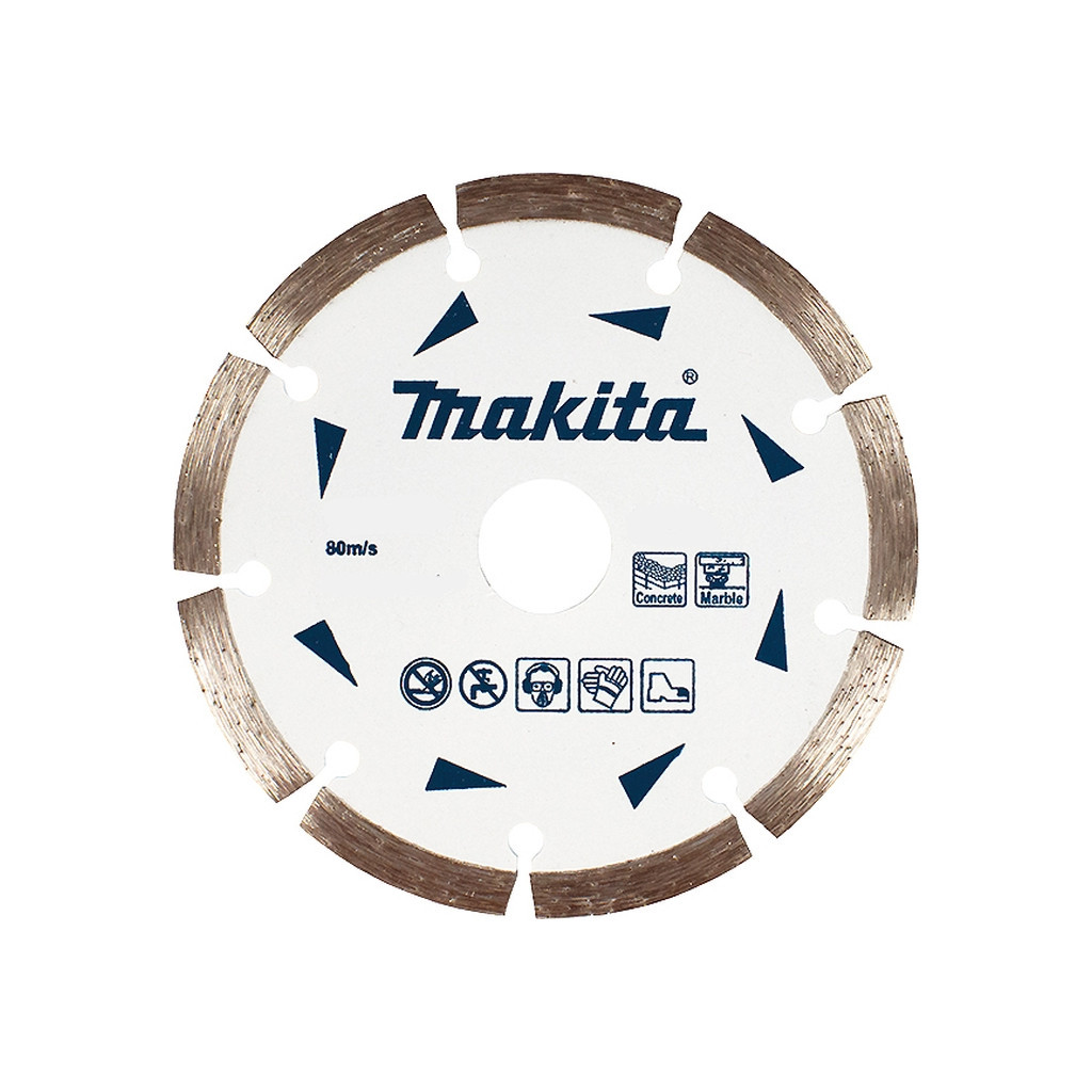 Круг відрізний Makita алмазний по бетону та мармуру сегмент 180x22.23 мм (D-52772) - зображення 1