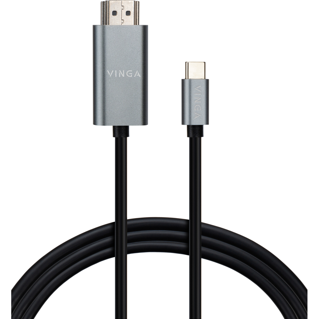 Кабель мультимедійний USB-C to HDMI 1.5m v1.4 4K30Hz Vinga (VCPVCCH1415) - зображення 1