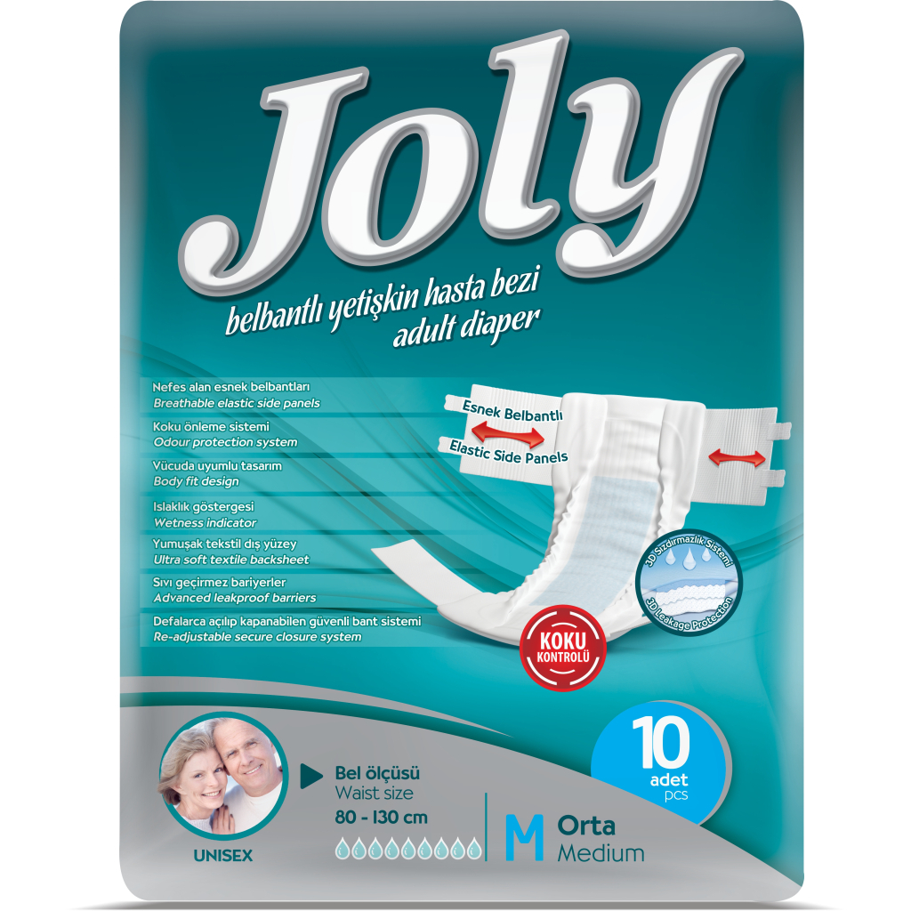 Підгузки для дорослих Joly 2 Medium 10 шт (8690536804009) - зображення 1