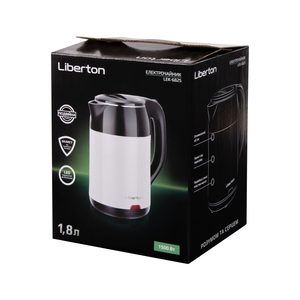 Електрочайник Liberton LEK-6825 - зображення 9