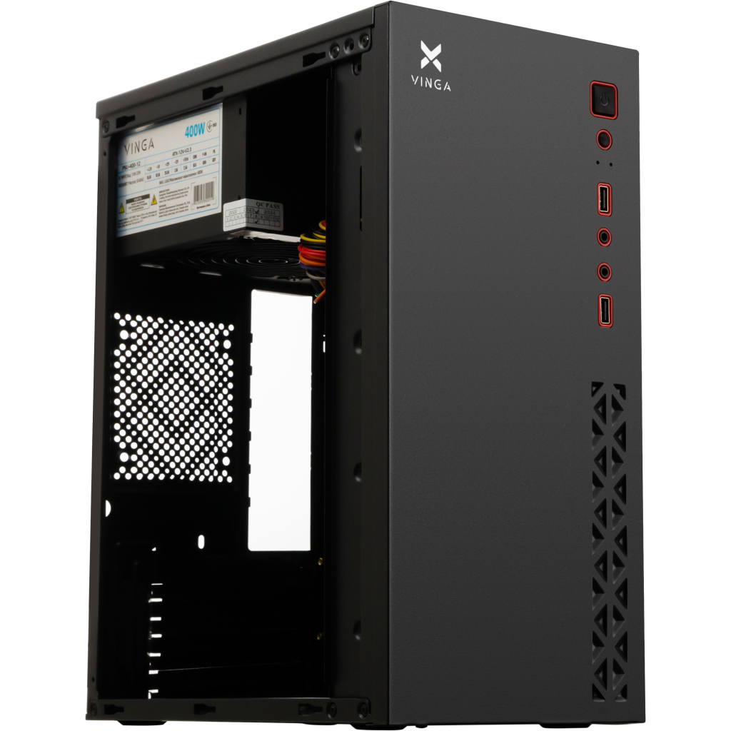 Корпус Vinga CS317B-400W - зображення 4