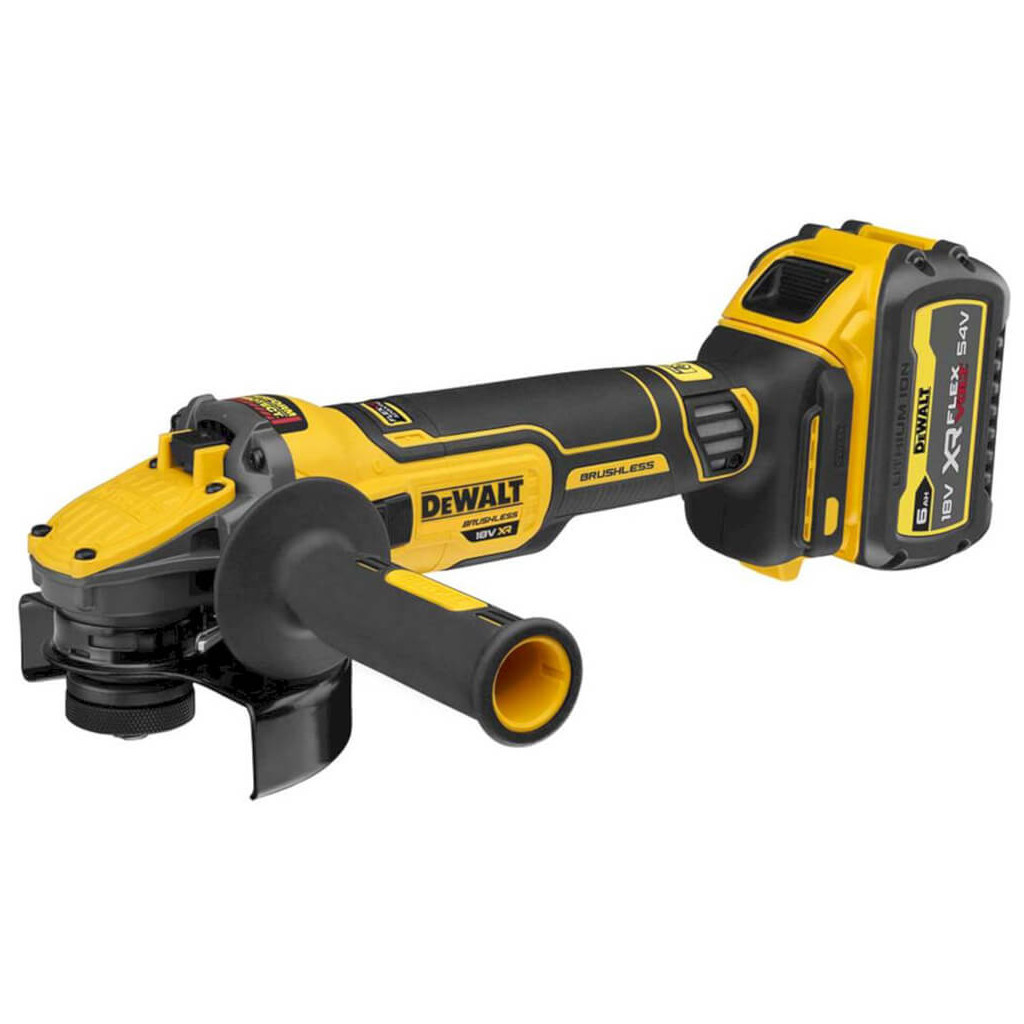 Шліфувальна машина DeWALT 18В XR Li-lon 6Ah, 125 мм, 3000-9000об/хв (DCG409VST1) - изображение 3