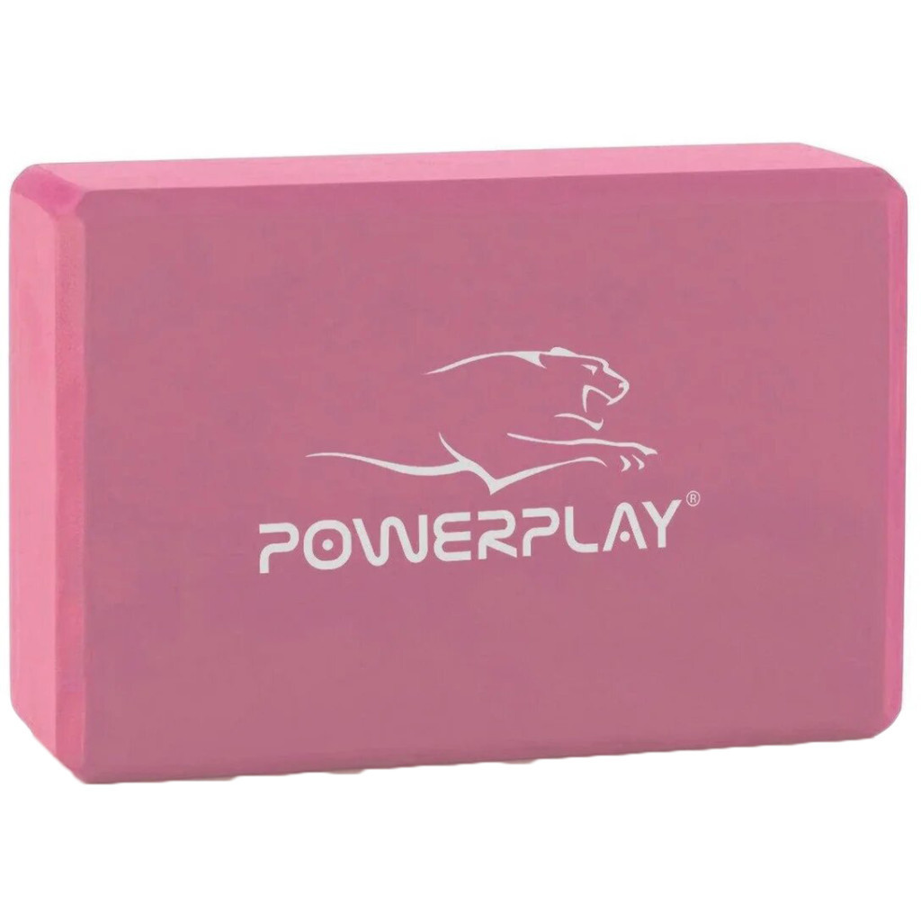 Блок для йоги PowerPlay 4006 Yoga Brick Рожевий (PP_4006_Pink_Yoga_Brick) - зображення 1